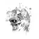 Frankenstein  tattoo design idea