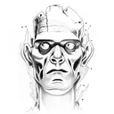 Frankenstein  tattoo design idea