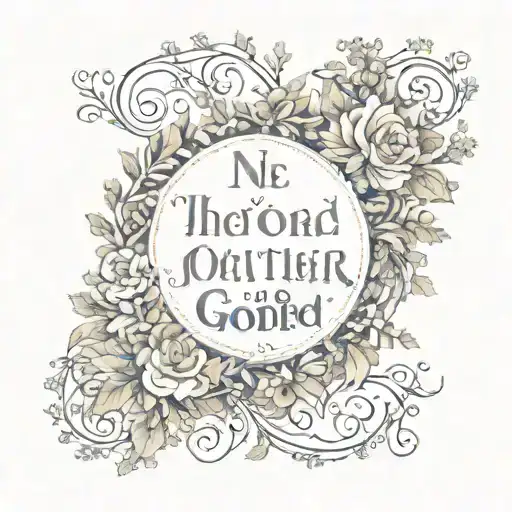 Therefore what God has joined together, let no one separate." -Mark 10:9 tattoo design idea