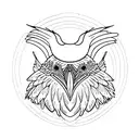 nordic raven tattoo design idea