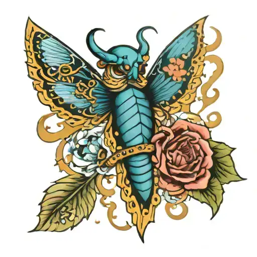 tatto de kaiser blue luck tattoo design idea