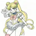 sailor moon tattoo design idea