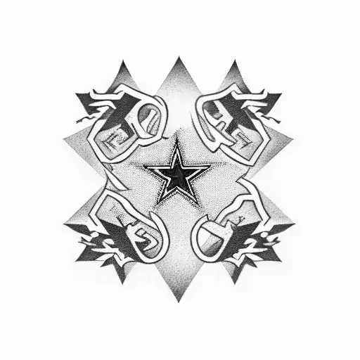 Dallas cowboys tattoo design idea