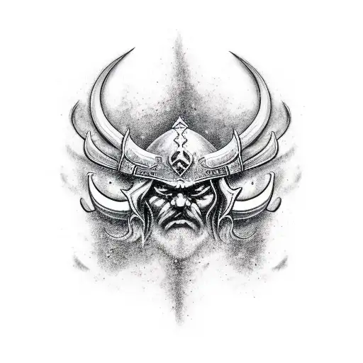 full spine tattoo, viking, nordic, strength, mental health tattoo design idea