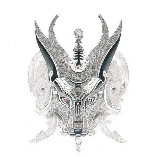 Anubis tattoo design idea