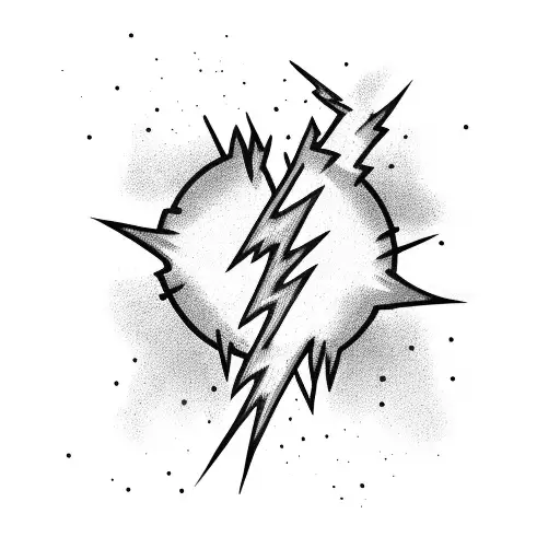 Lightning Bolt tattoo design idea