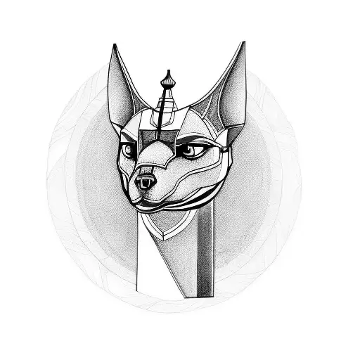 Anubis tattoo design idea
