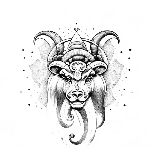 gemini aries tattoo design idea