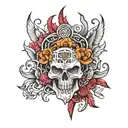 555 tattoo design idea