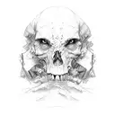 Bohemian convict tattoo design idea