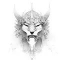 Bohemian convict tattoo design idea