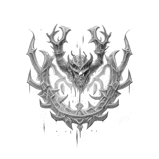 Old School Runescape Abyssal Whip tattoo design idea