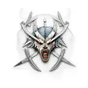 Witcher Swords tattoo design idea