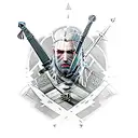 Witcher Swords tattoo design idea