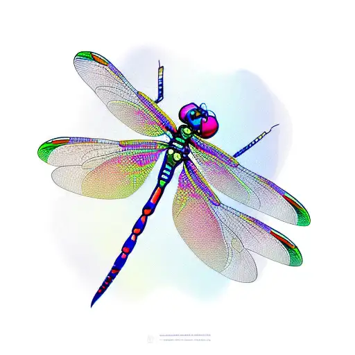 Dragonfly tattoo design idea