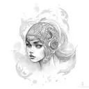 stave Clara and date tattoo design idea