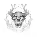 stave Clara and date tattoo design idea