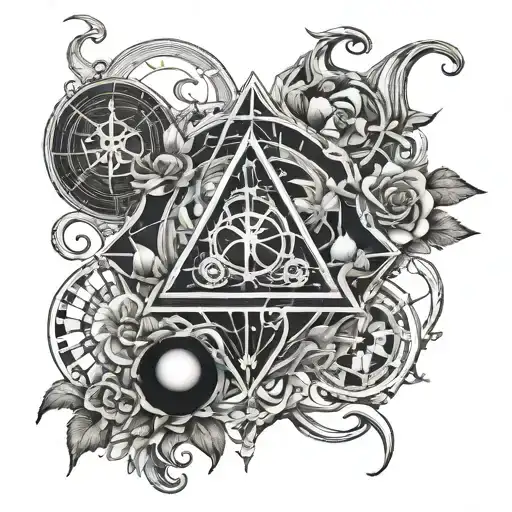 alchemy tattoo design idea