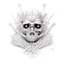 leper king tattoo design idea