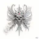 leper king tattoo design idea