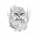 Ali & Lua tattoo design idea