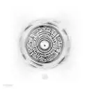 Yin and Yang with vairous icons and references to "The Wheel of Time" by Robert Jordan tattoo design idea