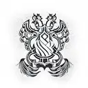 Ukraine's victory over Russia tattoo design idea