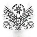 Ukraine's victory over Russia tattoo design idea