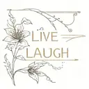 Live Laugh Luka tattoo design idea