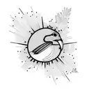 kiwi bird tattoo design idea