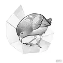 kiwi bird tattoo design idea