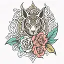 aant asti prarabh tattoo design idea