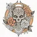 aant asti prarabh tattoo design idea