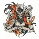 hades tattoo design idea