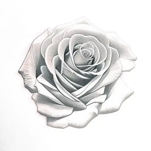 Latina woman and roses tattoo design idea