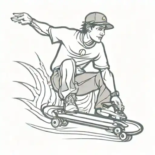 Tony Hawk underground 2  tattoo design idea