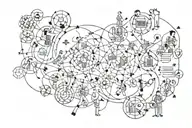 Unity of Knowledge and Action tattoo design idea