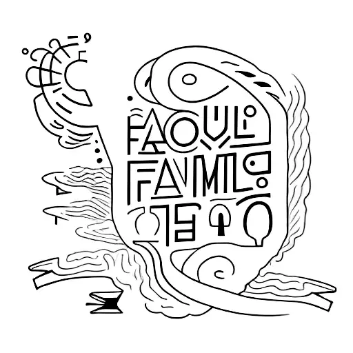 4 members of family Eli, Lluis, Jan and Lucia in a small tattoo we can all have tattoo design idea
