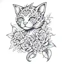 Nevaeh tattoo design idea