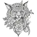 Nevaeh tattoo design idea
