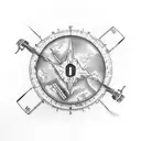 GPS Coordinates with date tattoo design idea