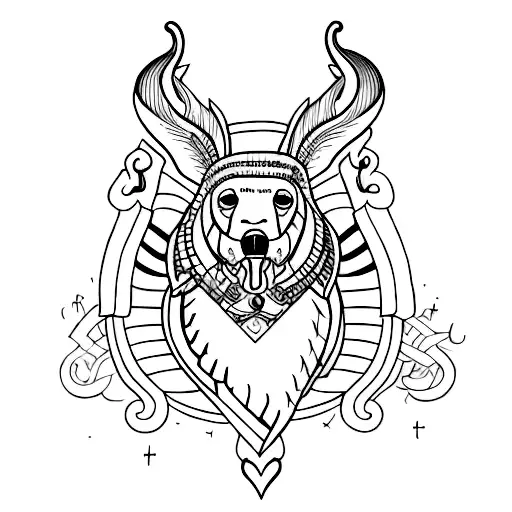 in memory of pet tattoo design idea