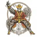 transformational leader, elevating leadership, being the bigger picture tattoo design idea