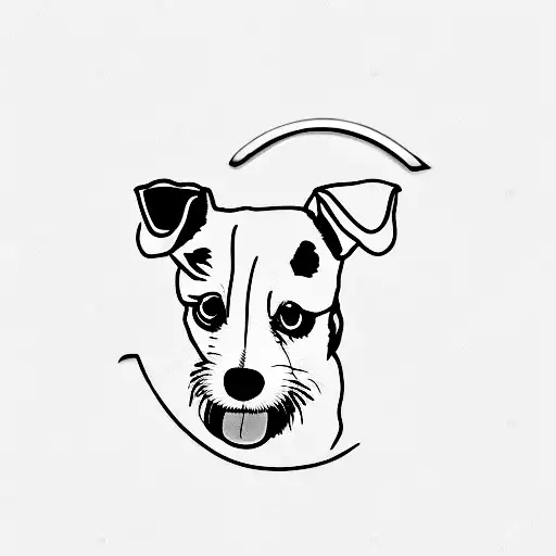 Jack Russell  tattoo design idea