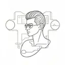 software developer coding tattoo design idea