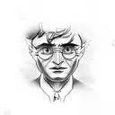 harry potter  tattoo design idea