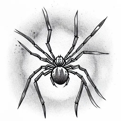 Spider tattoo design idea