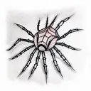Spider tattoo design idea