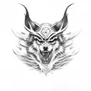 odin Fenrir  tattoo design idea