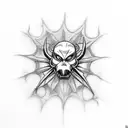 phantom troupe spider tattoo design idea